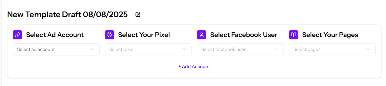 Account Selection